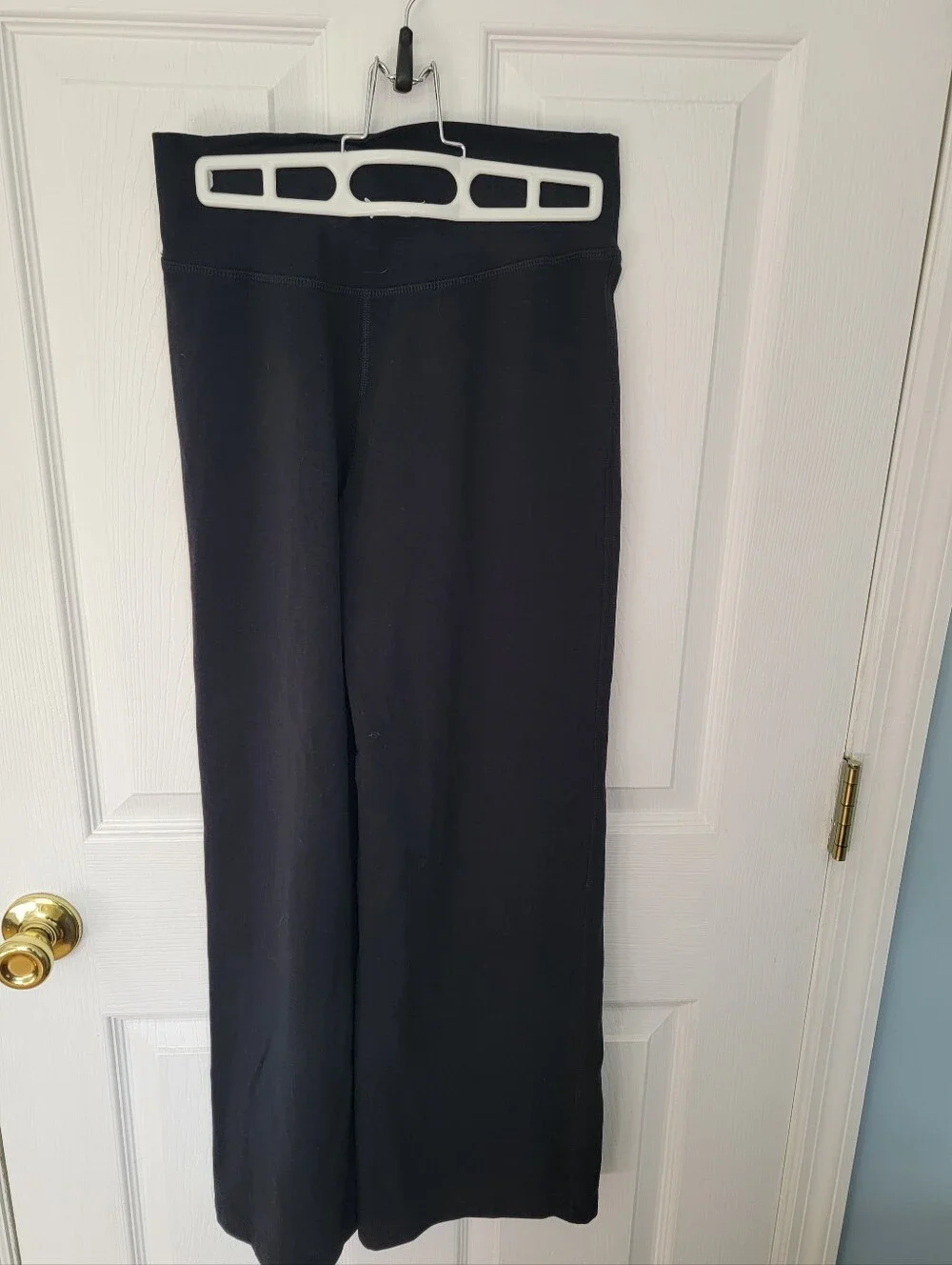 Old Navy Girls Size XL 14-16 PowerChill High-Rise Flare Leggings Black